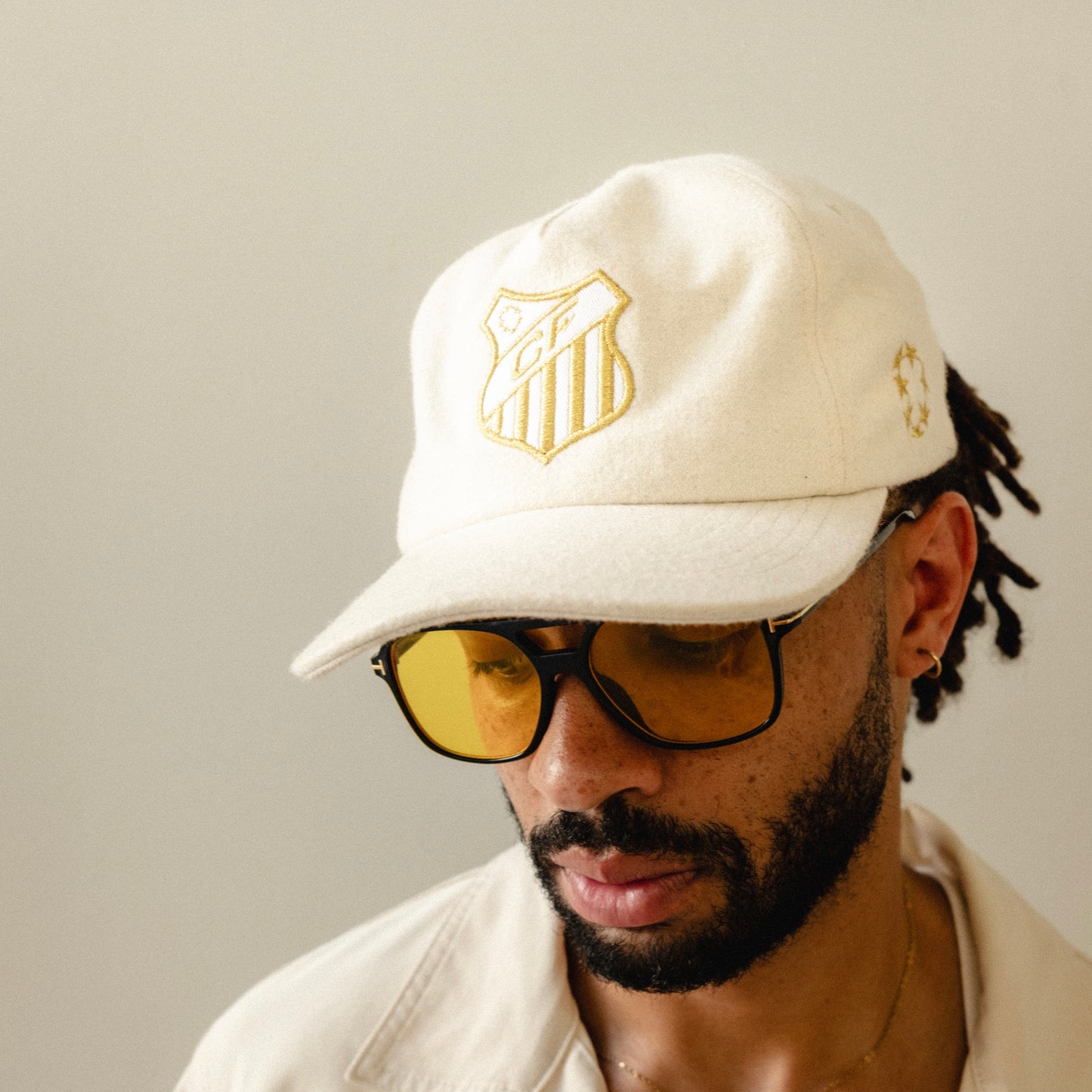 Los Blancos Wool Blend Strapback Cap
